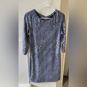 Sequin Snake Print Dress for Dress-Up, Theme Parties, or New Years Eve